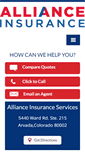 Mobile Screenshot of insuranceincolorado.net